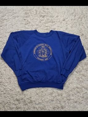 VTG 80s Rifle Association Raglan Crewneck XL